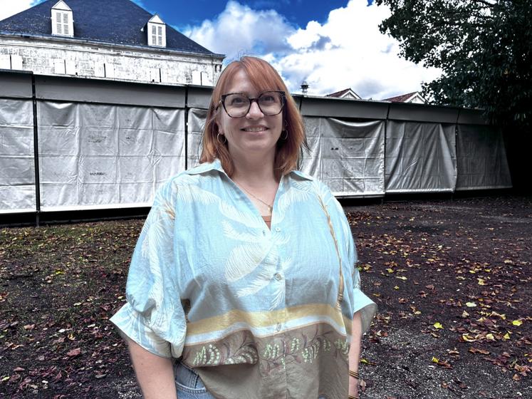 Pour Aline Testaud, c'est sa troisième foire en tant que présidente de cet événement fédérateur de chaque rentrée en Sud-Charente.
