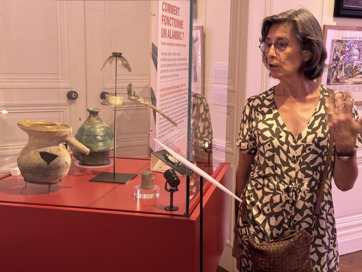 L'exposition restitue cette grande histoire de la distillation à travers de très nombreux éléments patrimoniaux.