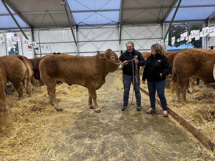 Frédéric Poirier et sa compagne, Pascale Didine, ici avec Vedette, participaient à son 5e Sommet et au moins 20e concours national.