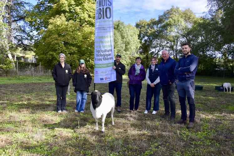 Les équipes de la Mab 16, d'Interbio et de la Chambre d'agriculture de Charente sont mobilisées pour ce Mois de la bio.