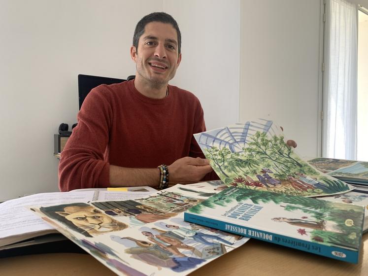 Thibaut Lambert, dessinateur belge qui vit du côté de Marennes, vient de créer sa maison d'édition.