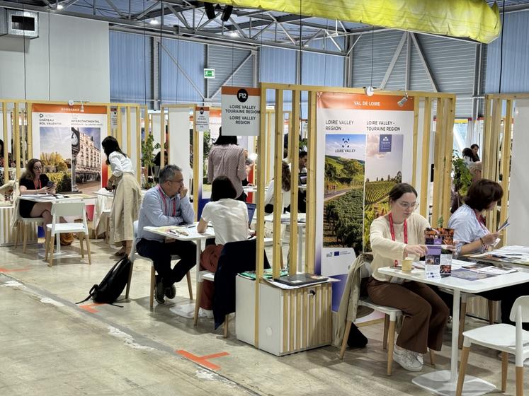 Plus de 4500 rendez-vous professionnels ont été programmés à Destination Vignoble, à Cognac.