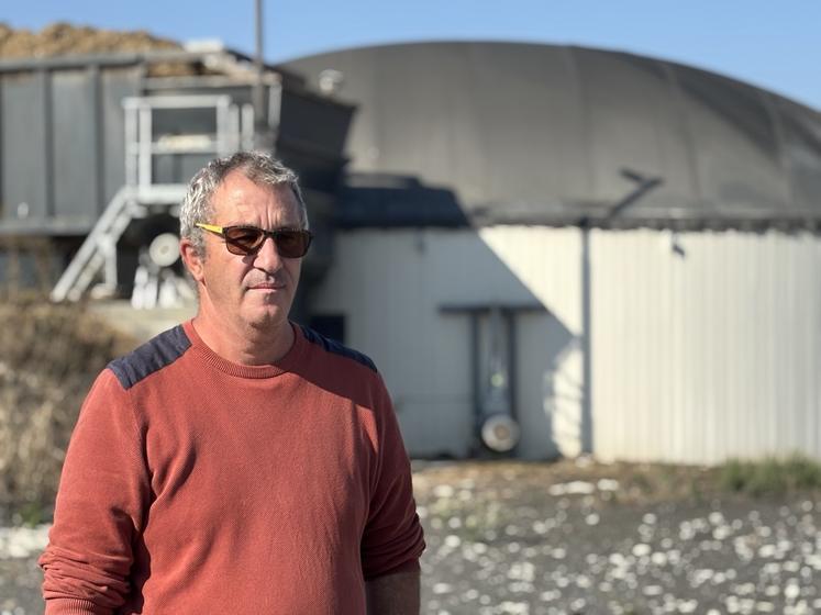 "Notre biogaz est produit sur place et réinjecté directement dans le réseau", dit Laurent Lambert.