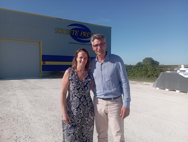Jessica et Anthony Prévost prévoient de prendre prochainement la suite de leurs parents au sein de cette entreprise familiale.