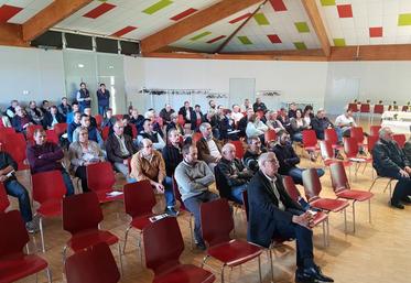 Une quarantaine d’adhérents éleveurs de bovins se sont déplacés à l’assemblée générale de Corali.