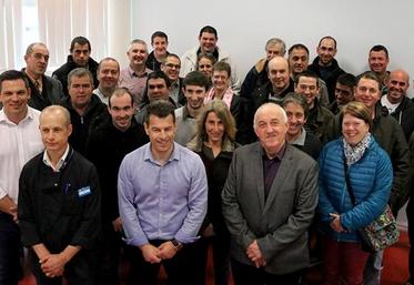 La section bovine de la FNSEA 17 a parlé circuit-courts avec le groupe Coop Atlantique et actualité syndicale FNB.