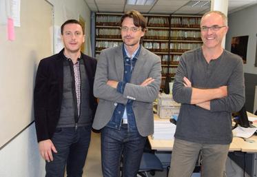 De gauche à droite : Olivier Jalabert, Stéphane Nuq et Jean-François le Maout.