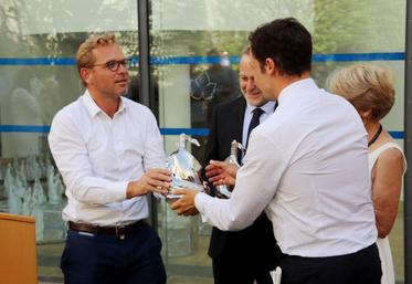 Jérôme Durand, directeur général de la Maison Larsen, lors 
de l’inauguration des Rendez-vous du Design.