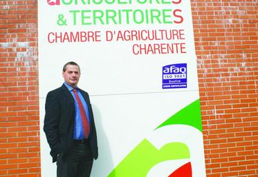 Xavier Desouche, président CR de la Chambre d'agriculture de Charente.