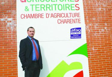Xavier Desouche, président CR de la Chambre d'agriculture de Charente.