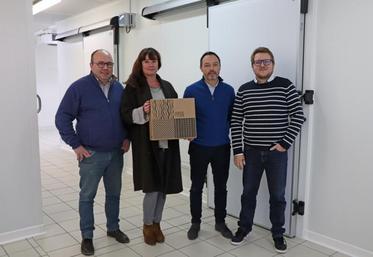 Louis-Marie Mitteault, Karine Viry, Laurent Chéry et Fabien Tersoglio constituent la fine équipe de Bonjour le Bon, la société charentaise qui souhaite créer une filière alimentaire durable.