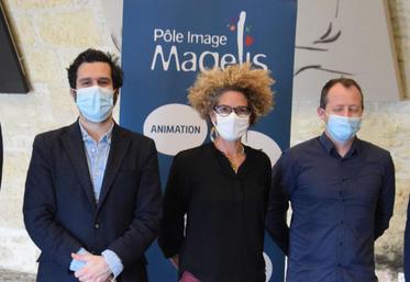 Damien Brunner, Sabine Hitier et Thibaut Ruby, de Fost Studio.