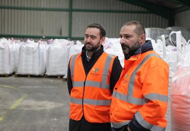Morgan Kerjen, directeur de Démograins, et Jean-Marc Flagey, directeur de Chantegrains.