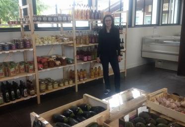 Céline Rhode propose des produits de producteurs essentiellement de la Charente et Dordogne.