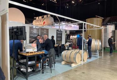 Le stand de la tonnellerie Vicard