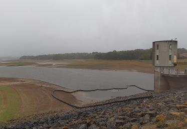 Le barrage de Lavaud (16), le 18 octobre 2023.