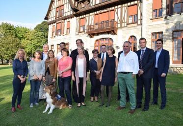 La maison Martell a accueilli les artisans des Grands Ateliers de France au château de Chanteloup.