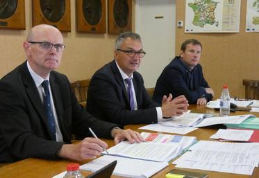 Joseph Giraud, Patrick Roulleau et Laurent Chupin.