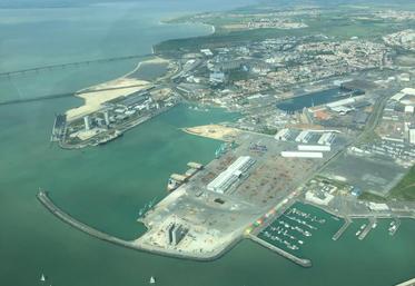 Le port de La Pallice vu du ciel (photo d'archives).