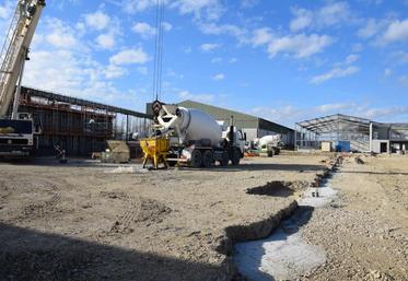 La société Durepaire construit une unité de séchage luzerne et bois sur son site de Verdille.