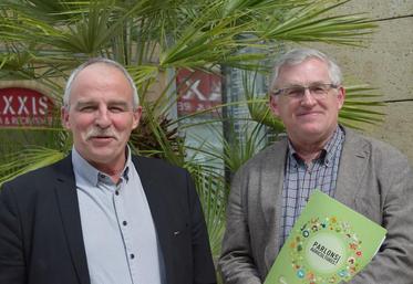Dominique Graciet, le président de salon de l’agriculture Nouvelle-Aquitaine, et Bruno Millet, le commissaire général.