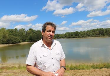 Éric Frétillère, président d’Irrigants de France, a présenté ses pistes pour le stockage de l’eau.