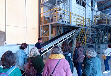 Edouard Rousseau a expliqué avec pédagogie la première transformation des grains à destination de l'alimentation humaine.