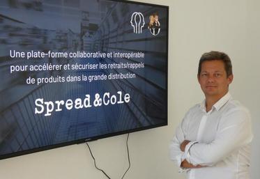 Olivier Prentout, fondateur de la Compagnie rochelaise du logiciel, à l’origine de la plateforme Spread&Cole.