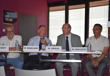 Alain Lebret, président de Terra Lacta, Jean-Luc Rabillard, président de l’ACLCCP, Joseph Giraud, directeur de l’ACLCCP et Patrick Roulleau, président de la CLS.