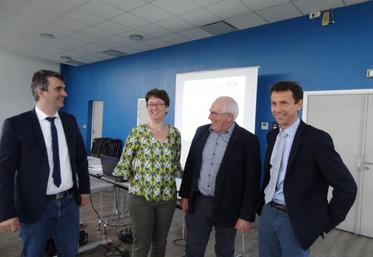 Guillaume Choisy, Françoise de Roffignac, Frédéric Emard et Jean-Baptiste Milcamps.