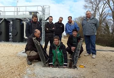 Mathieu Véchambre a ouvert les vannes d’injection, jeudi 2 février, à La Vallée.  