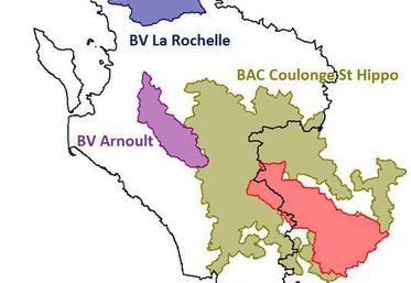 Carte des territoires éligibles en Charente-Maritime