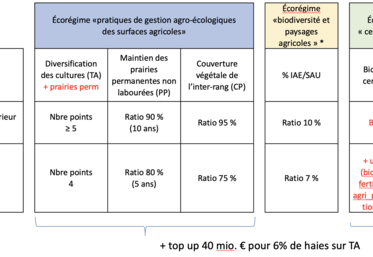 Les trois voies d'accès aux écorégimes