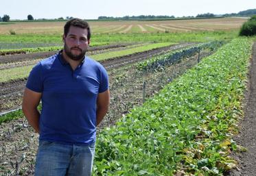 Anthony Garcin s’est installé sur l’exploitation familiale comme viticulteur, avant de se consacrer au maraîchage puis à la vente en ligne.