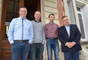L’UGVC se mobilise : Stéphane Roy, Nicolas Baudry, Alexandre Imbert et Christophe Veral.