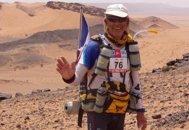 A 70 ans, Joël Bessaguet a participé pour la deuxième fois, au Marathon des Sables, au Maroc. 