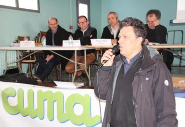 Marc Chapolard, président de la FR Cuma Nouvelle-Aquitaine, était l’invité de l’assemblée générale.