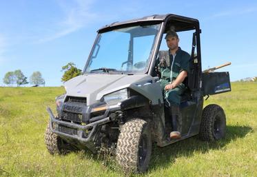 Lénaïc Le Gal apprécie le confort d’utilisation de l’électrique.