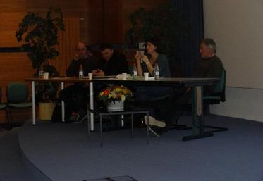 Gilbert Mazaud, Daniel Prieur, Hélène Berhault-Gaborit et Vincent de Lamarlière.