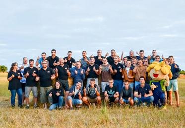 Le comité d’organisation des jeunes agriculteurs du canton de Saint-Gilles-Croix-de-Vie.