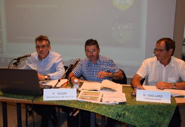 Jean-Louis Vollier, Patrick Soury et Daniel Gaillard.