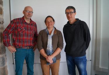 Les responsables de l'Aeocape, avec (de gauche à droite) : Pascal Laurent, Geneviève Eronte et Jean-Paul Rivaud