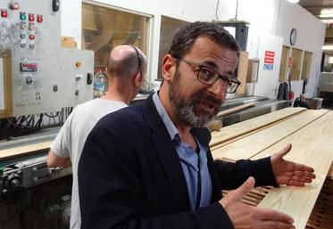 Eric Plantier, directeur de FP bois, société landaise et charentaise maritime dans la transformation forestière.