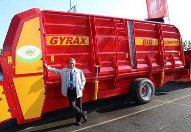 La nouveauté de cette année pour l’entreprise, c’est le Big Confort.Une pailleuse à ouverture latérale qui a valu à Gyrax de recevoir un Innov’Space.