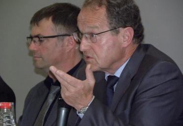 Christophe Chastaing, directeur de l’Unima et Jean-Louis Léonard, président.