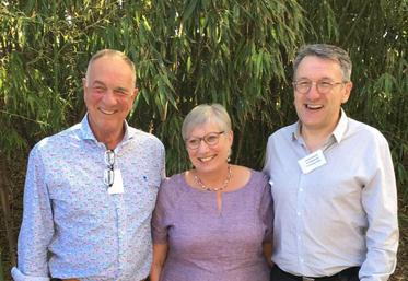 Deux co-présidents, une directrice pour le NACA : Patricia Ranouil, Gérard Piveteau (à gauche) et François Renaud.