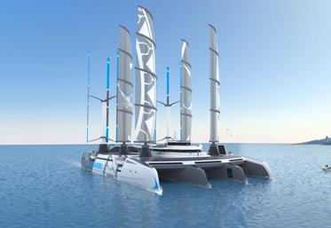 Voilà à quoi devrait ressembler le premier navire de collecte Manta lors de son lancement, prévu en 2023.