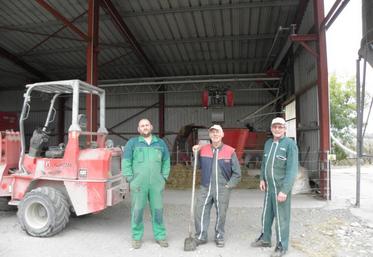 Dimitri, Didier et Mario Bouju.