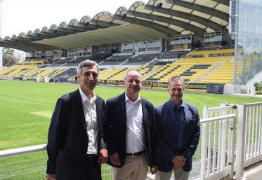 Luc Servant, président de la Chambre d’agriculture 17, Jean Marc Renaudeau, président de la Chambre d’agriculture 79 et Pol Lefèbvre, directeur de la Chambre d’agriculture 79.
