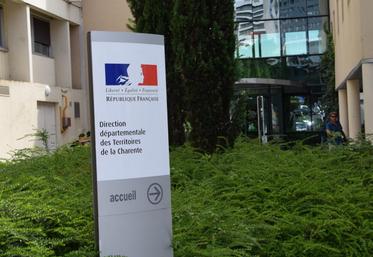 La Direction départementale des territoires à Angoulême.